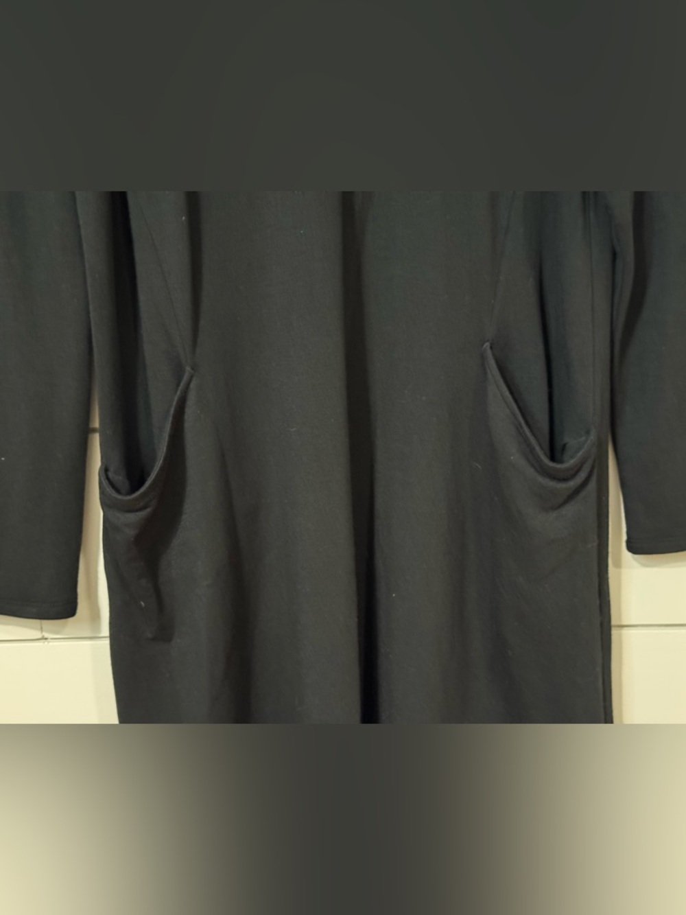 Pure Jill Relaxed Fit Pull Over Tunic Black Size S View 2